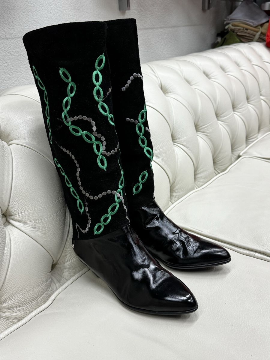 Casadei Scarpe da donna: Casadei Leder Stiefel – Nuovo (secondo la descrizione) da Lachen SZ venduto da HelvetiaLuxury