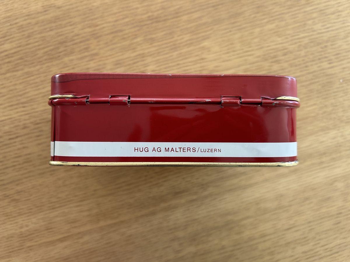 Tutte le decorazioni: Blechdose Gebäckdose Katzenkörbchen HUG AG Malters Retro – Usato da Luzern venduto da acapulco71 2