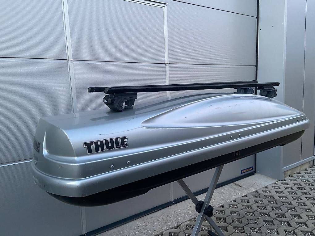 Box da tetto: XL Dachbox Thule Atlantis 600 mit oder ohne Thule Träger – Usato da Leuzigen venduto da Doppelrad 1