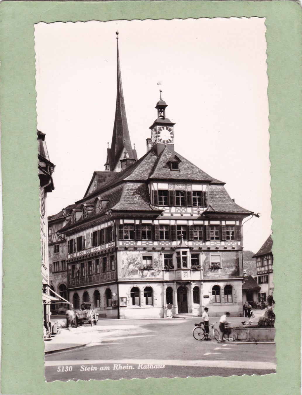 Cartoline postali: Stein am Rhein Rathaus – Usato da Herisau venduto da Lisegrat2008