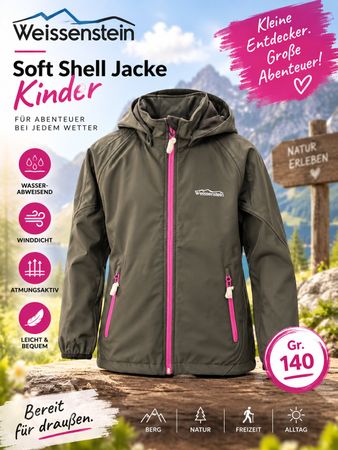 Weissenstein Soft Shell Jacke Kinder Gr. 140