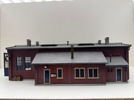 H0 Vollmer 5752 Lokschuppen gealtert, ab Ep. II