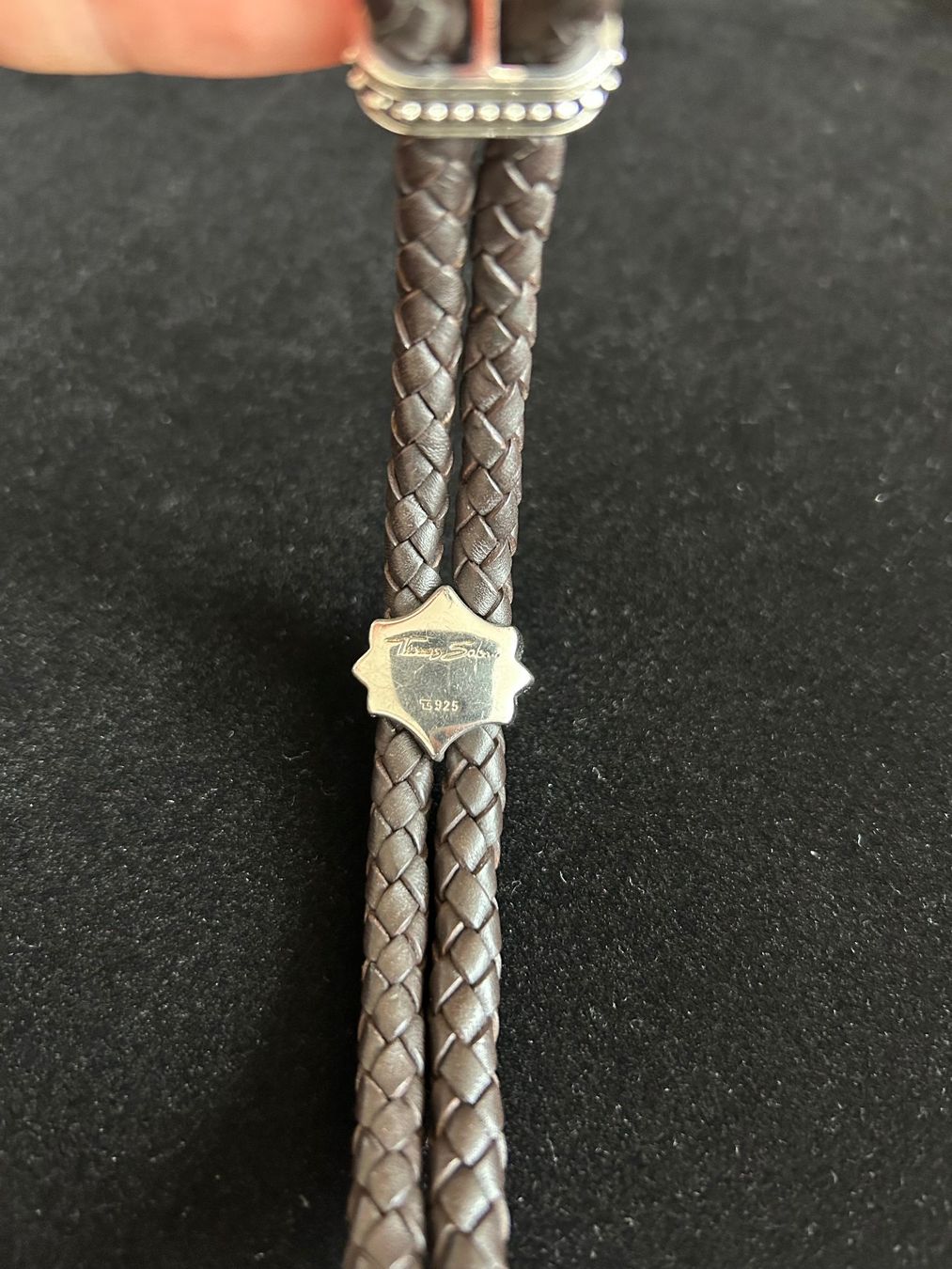 Thomas Sabo Bracciali & Braccialetti: Lederarmband mit Silber (Thomas Sabo) – Nuovo (secondo la descrizione) da Hirzel venduto da chn_vq9y 3