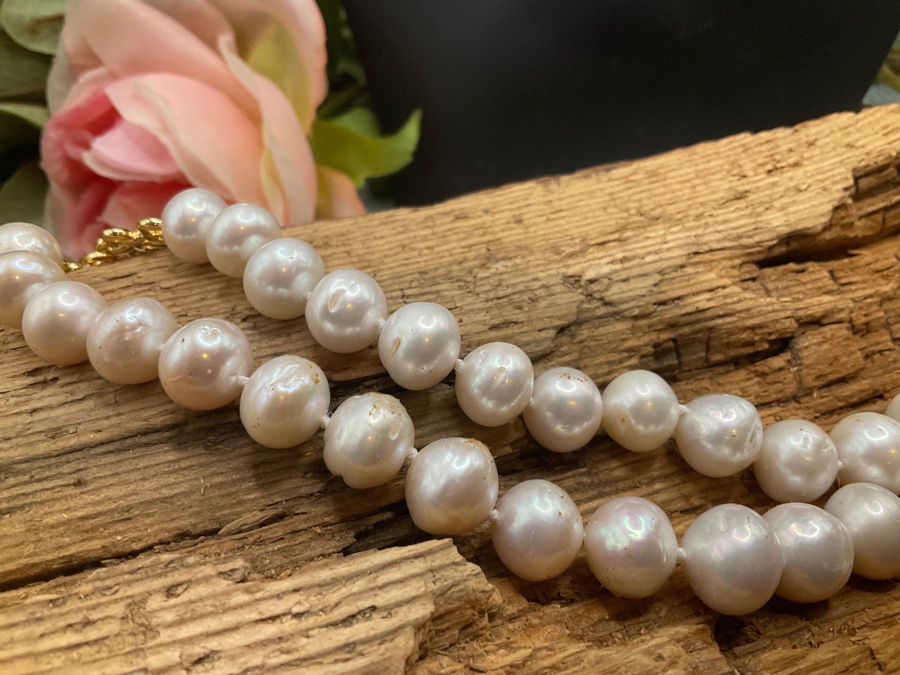 Catenine: Collier mit sehr grossen echten Perlen – Nuovo (secondo la descrizione) da luzern venduto da Alpendorf1 5