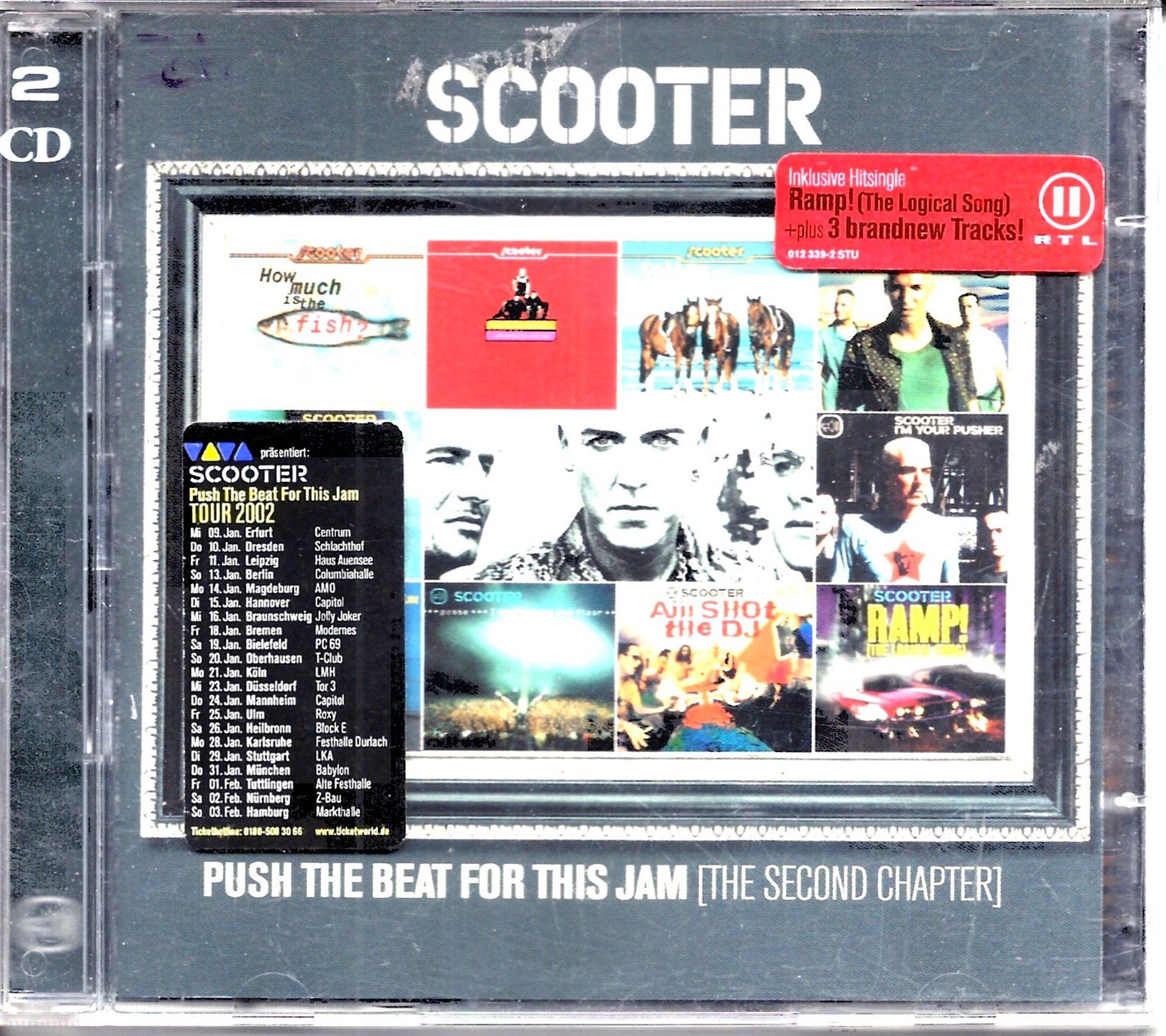 CD: Scooter PUSH THE BEAT FOR THIS JAM Synth-pop Techno 2CD – Usato da Kandergrund venduto da Sososo 8