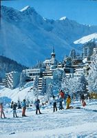 AROSA Wintersport - Skifahrer auf dem Übungsfeld