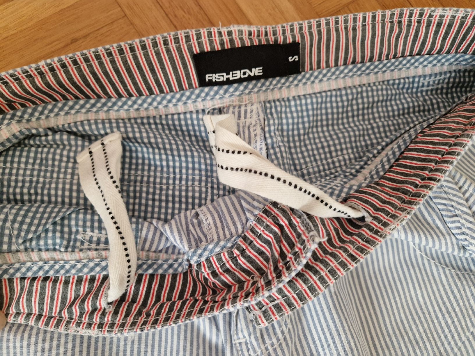 Pantaloni: Fishbone Unisex-Bermuda-Shorts, gestreift, Gr. S – Usato da Reinach BL venduto da Tinkerbelly27 3