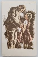 Bundesfeierpostkarte Nr.48II - 1928 - Grossvater mit Mädchen