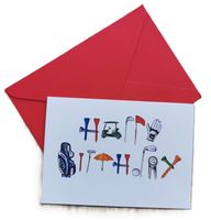 Geburtstagskarte für Golfer inkl. Kuvert (neu/OVP)