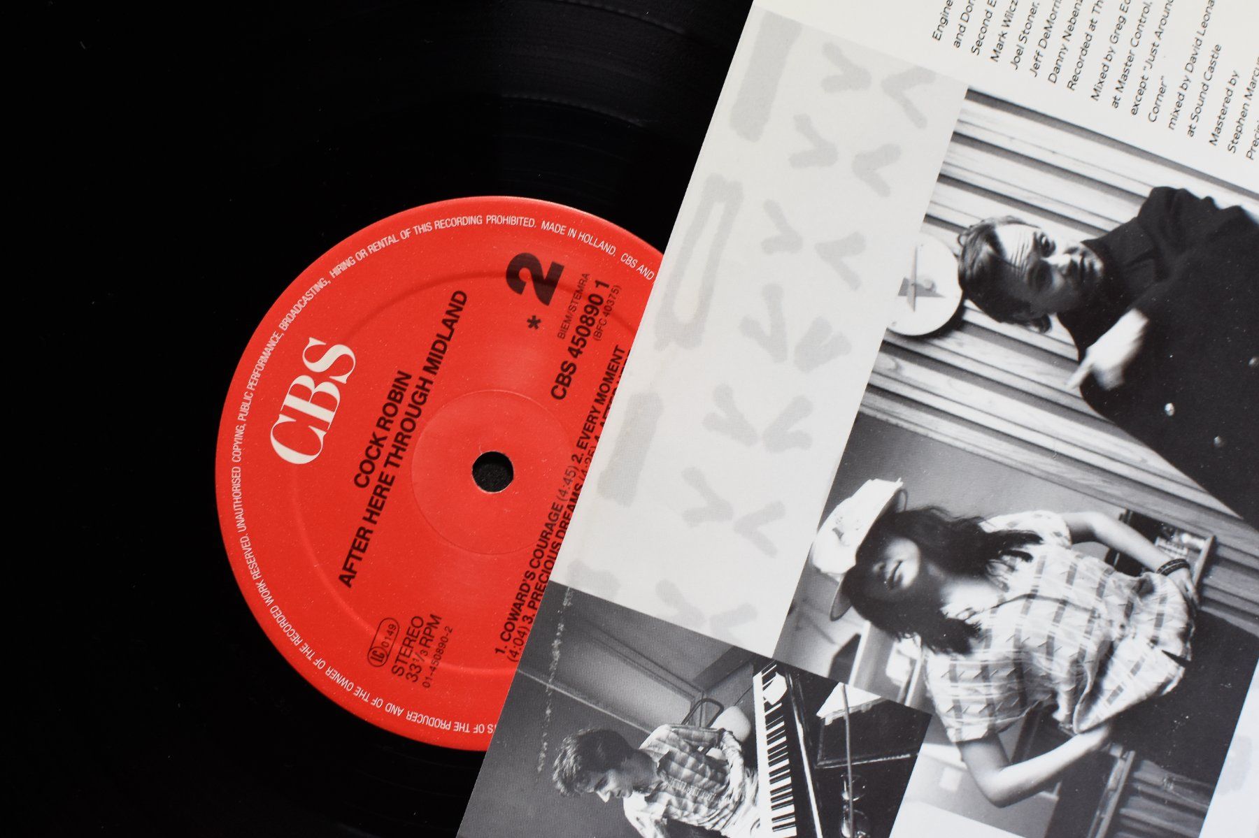 Dischi in vinile: Cock Robin - After Here Through Midland – Usato da Belmont-sur-Yverdon venduto da ag97 3