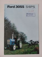 Prospekt Traktor Ford 3055 tracteur Ford 54 PS