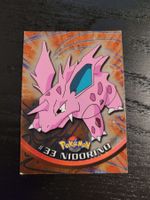 Pokemon Topps TV Animation Serie Nidorino #33 Holo/Foil
