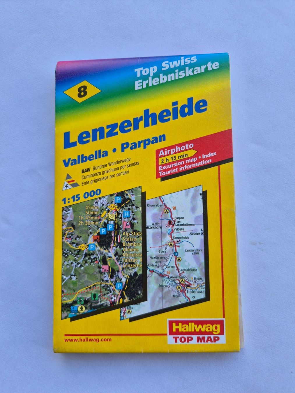 Karten: Hallwag Top Map Lenzerheide Valbella Parpan – Gebraucht aus Langendorf von zvonu161 1