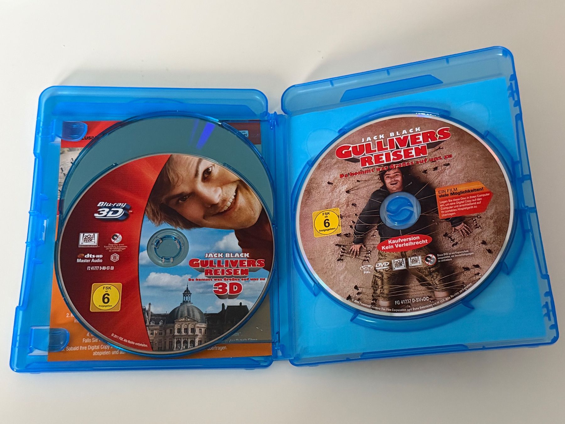 Tutti i DVDs: Gullivers Reisen - Jack Black - 3D + Blu-Ray + DVD – Usato da Altstätten SG venduto da sheamus 2