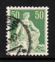 1940 Helvetia mit Schwert 113y ʘ, signiert