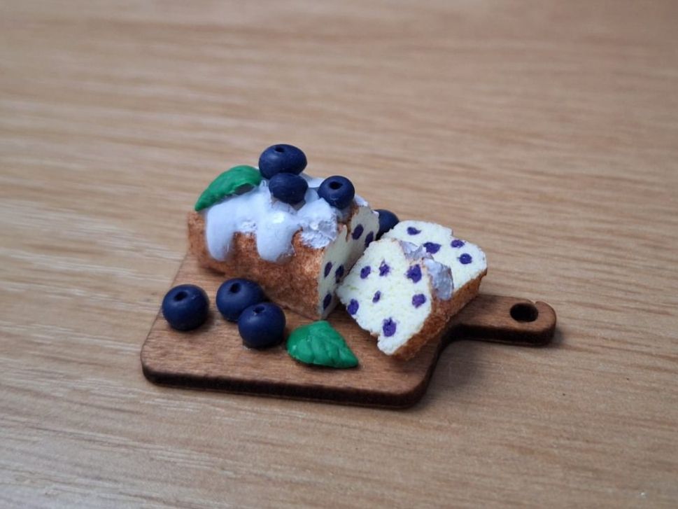 Puppenhäuser & -möbel: Cake mit Heidelbeeren, Handgemacht – Neu (gemäss Beschreibung) aus Zürich von HandmadeTinyFood 2