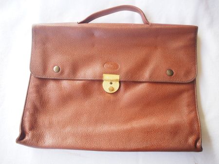 cartable en cuir tendre "LOMGCHAMP"-1