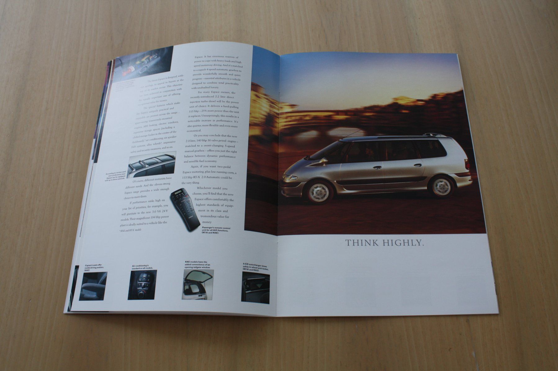 Renault Documenti: Renault Espace - Original Prospekt - 3/1999 – Usato da Wikon venduto da erwin400 5