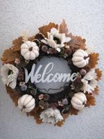 🎃Welcome Tür Wand Kranz Handgemacht