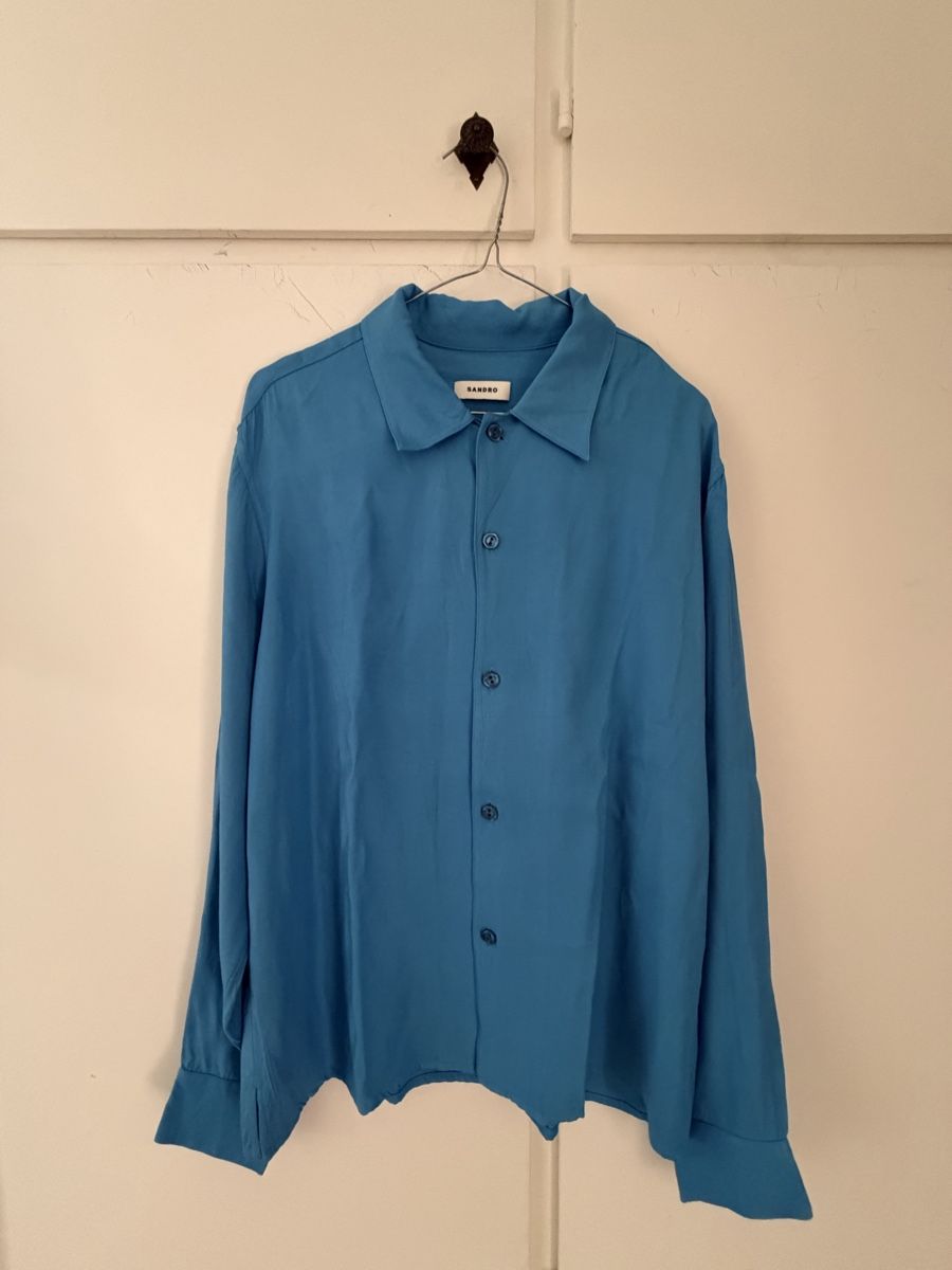 Sandro Hemden: Camicia Sandro uomo blu taglia L nuova – Neu (gemäss Beschreibung) aus Lugano von can_xdd8 2