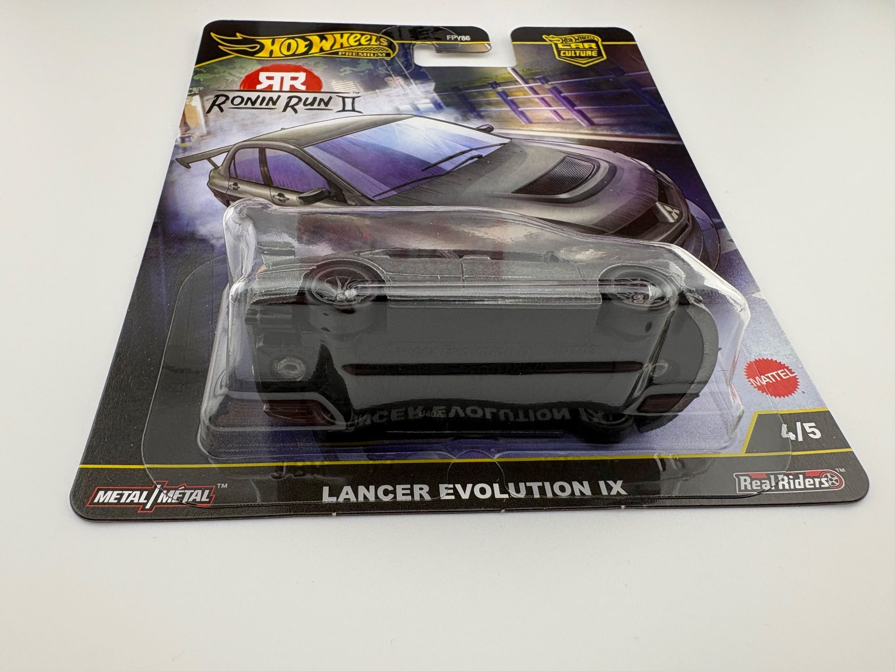 Hot Wheels Modellini d'auto: Hot Wheels Mitsubishi Lancer Evolution IX Ronin Run II 2025 – Nuovo e nell'imballaggio originale da Flawil venduto da HeisseReifen 4