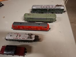 5 Modelleisenbahn Lokomotiven gebrauchter Zustand
