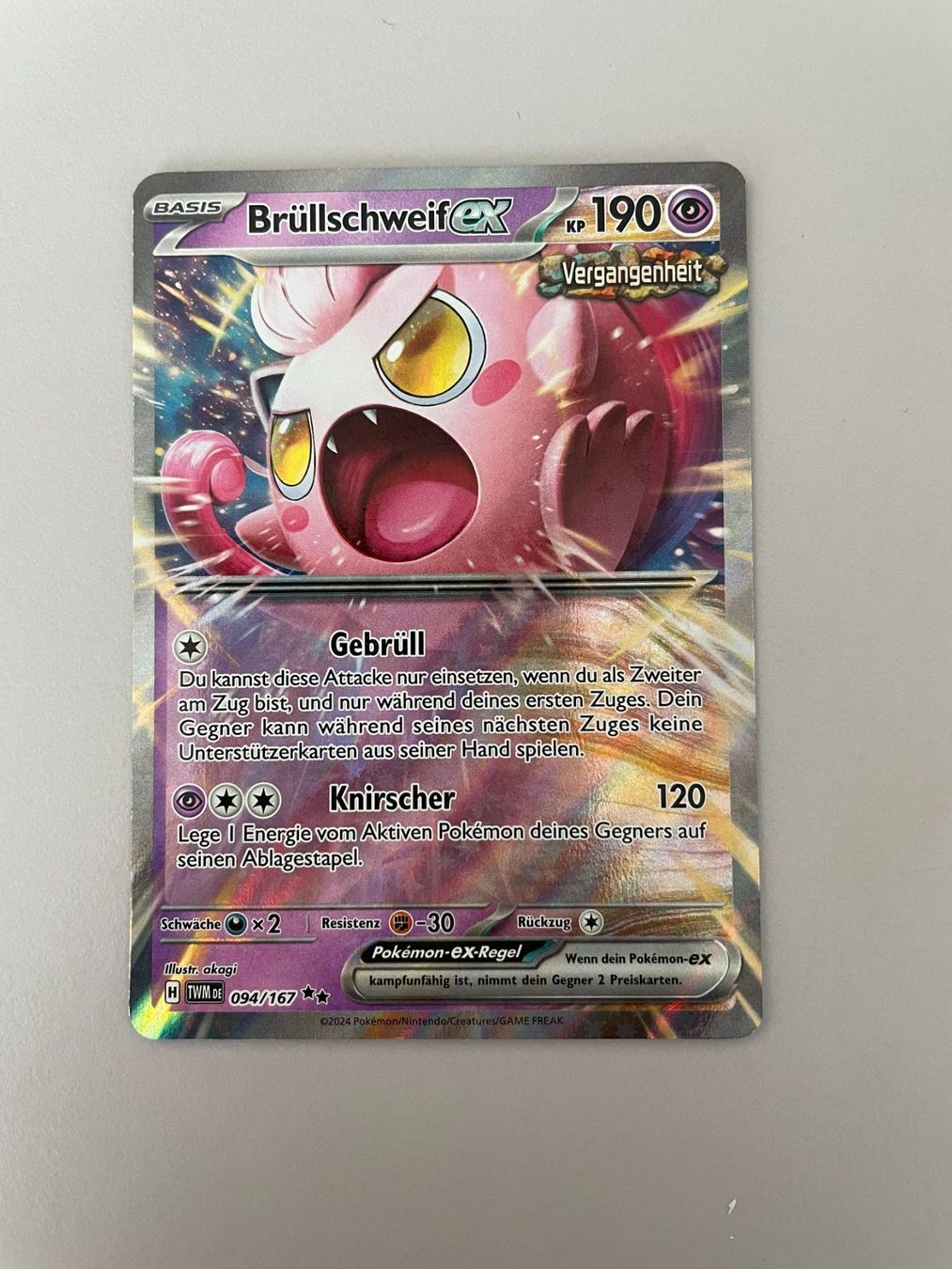 Pokémon Carte collezionabili: Pokemon Brüllschweif eX (Versand gratis) – Nuovo (secondo la descrizione) da Chur venduto da Angerson