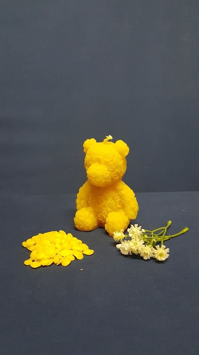Candele: Bienenwachskerze, Bär – Nuovo (secondo la descrizione) da Jegenstorf venduto da pluesch94