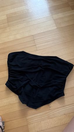 Black bandeau top size L 
