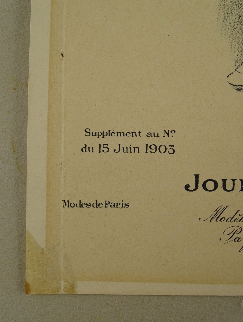 Stiche: MODE, JUGENDSTIL, LITHOGRAPHIE 1905 – Gebraucht aus Grüningen von Kartensammler 2