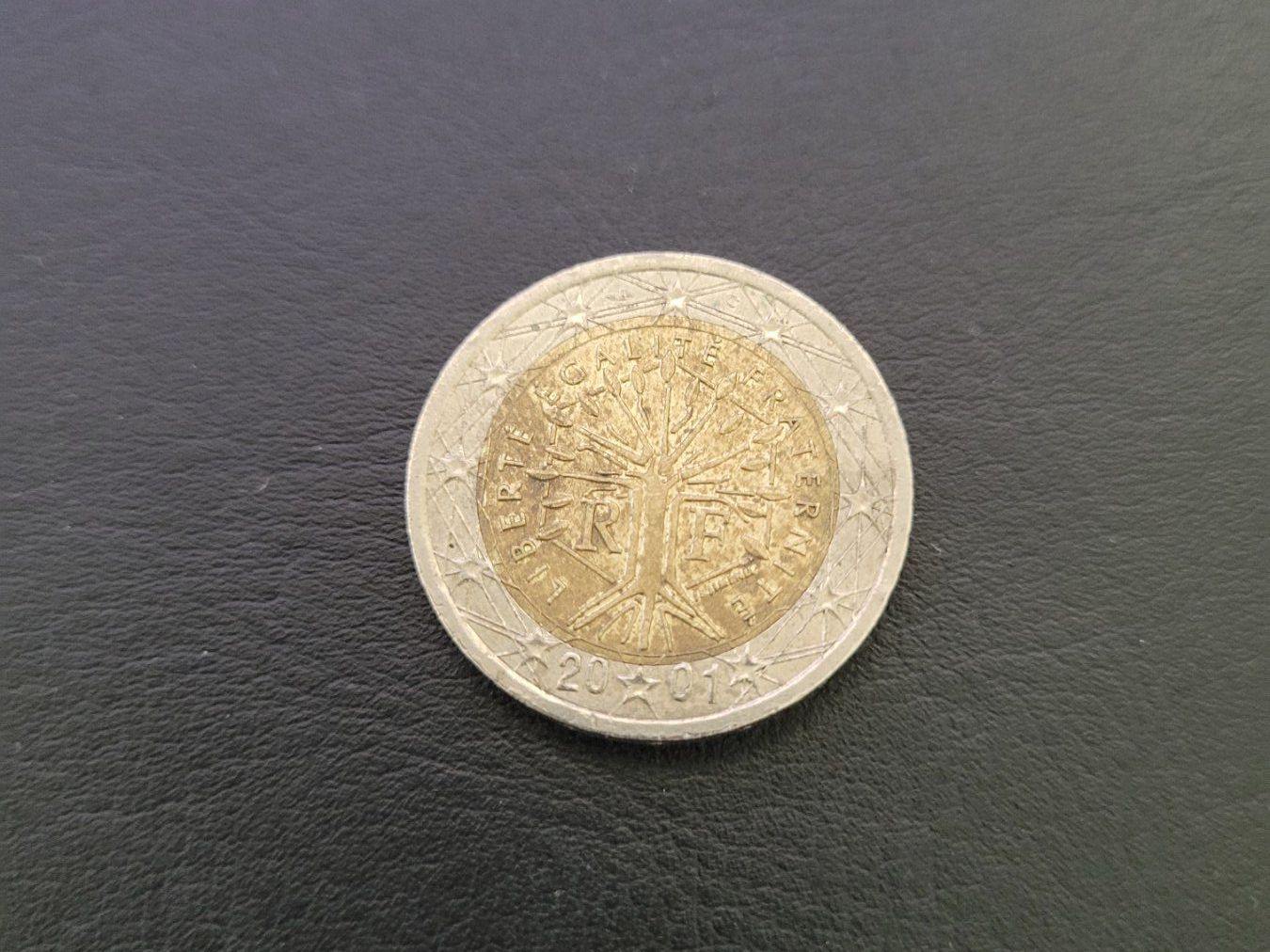 Alle Münzen: 2 EURO Frankreich 2001 – Gebraucht aus Baar von rjfhz90