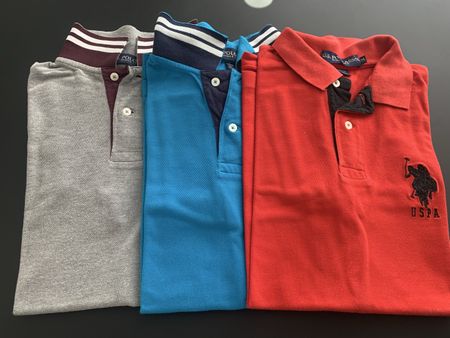 3x U.S. Polo Assn. Poloshirts, Grösse M, Top Zustand