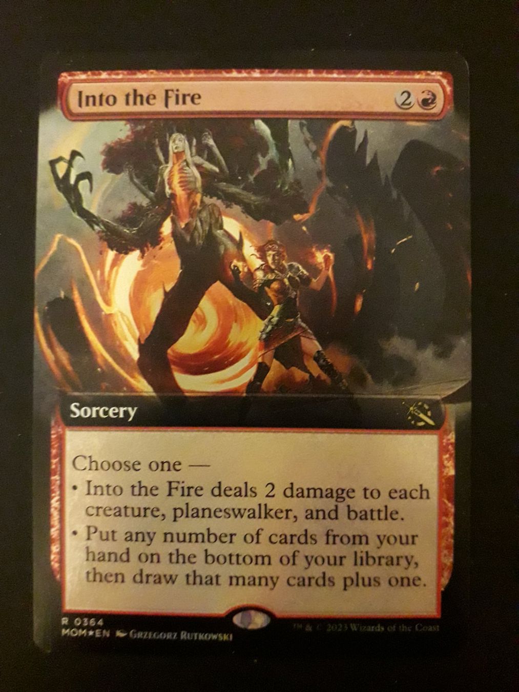 Magic The Gathering Carte collezionabili: MTG - Foil "Into the fire" – Usato da Lausanne venduto da and_n6mz