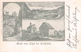 Etzel Kulm SZ // 1902 Gruss vom Etzel bei Einsiedeln