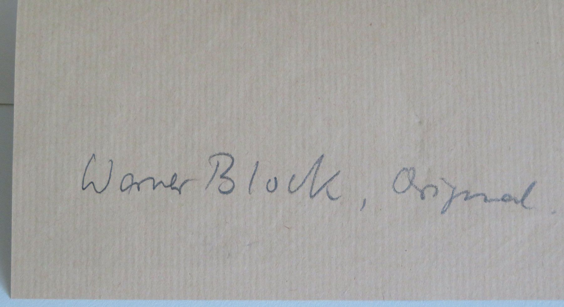 Xilografie: Graphik / Holzschnitt von Werner Block, 1990 – Usato da Oberriet SG venduto da ganesh435 5