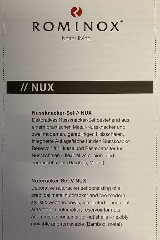 Küchengeräte: Nussknacker Rominox – Gebraucht aus Chur von funnymanu01 1