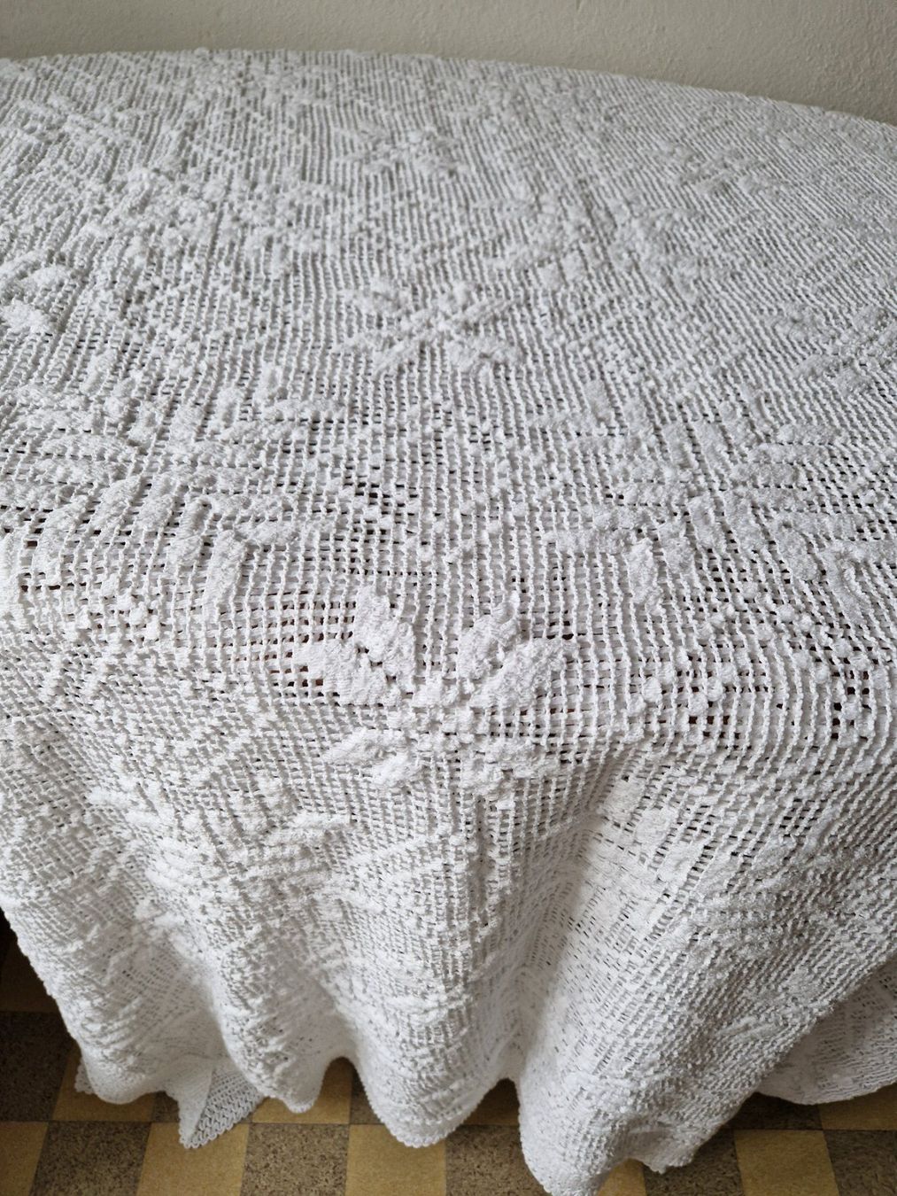 Biancheria da letto: Bettdecke Baumwolle 225x205cm, Vintage – Usato da Bern venduto da Antikbatik 4