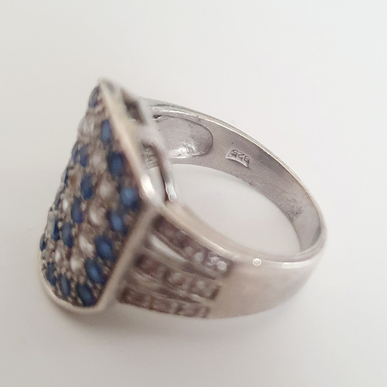 Anelli: Silber Ring 925 mit Schmucksteinen Gr 17,6 mm – Usato da Kreuzlingen venduto da Wunderkiste123 5