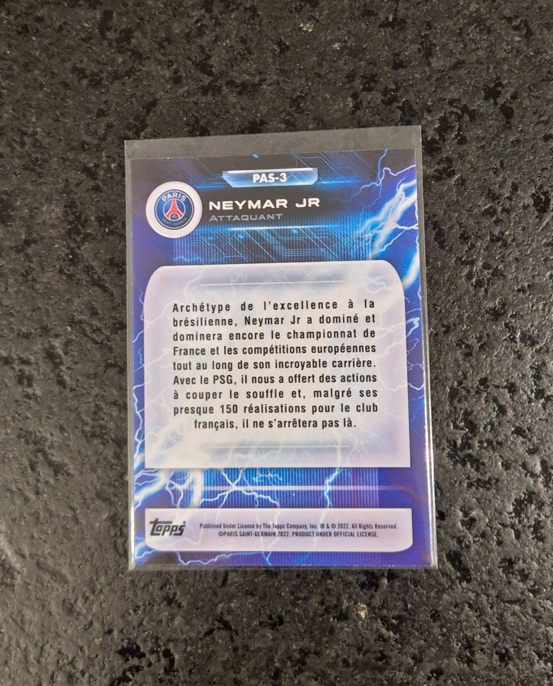 Topps Carte collezionabili: Neymar Jr. - PSG - Topps – Nuovo (secondo la descrizione) da Burg AG venduto da Danoe 1