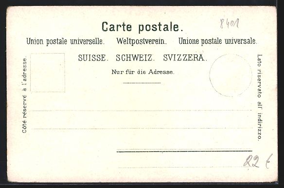 Cartoline postali: Wilderswyl, Teilansicht des Ortes mit Ei – Usato da Berlin venduto da bartko-reher 1