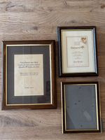 3er Set Vintage Holz-Fotorahmen, Bilderrahmen