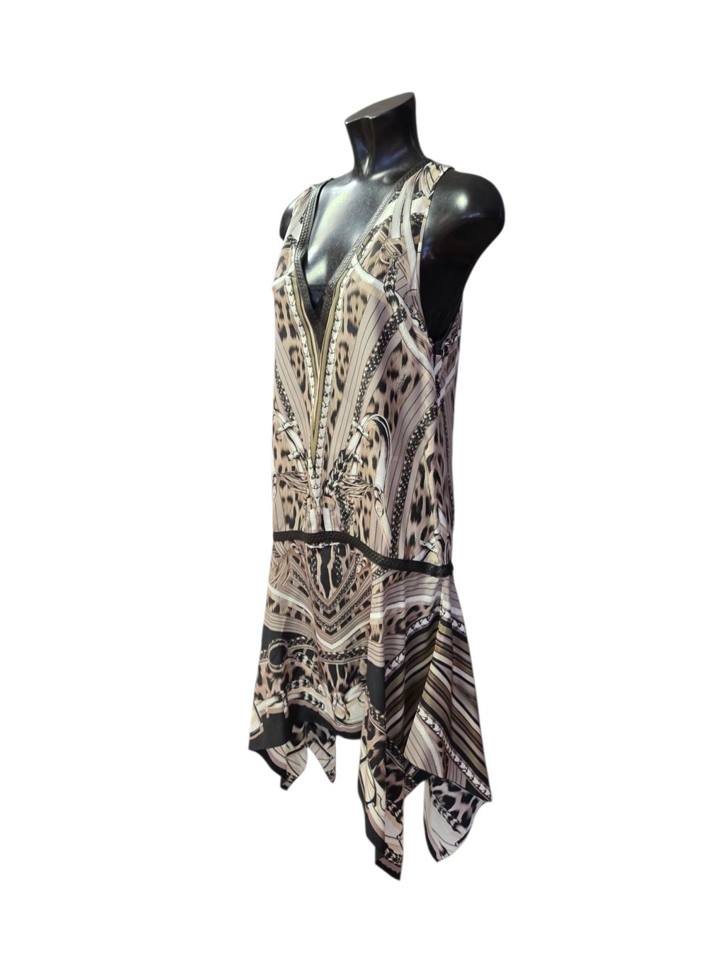 Roberto Cavalli Vestiti: Roberto Cavalli Seiden Kleid – Usato da Zürich venduto da finesse.shop 1