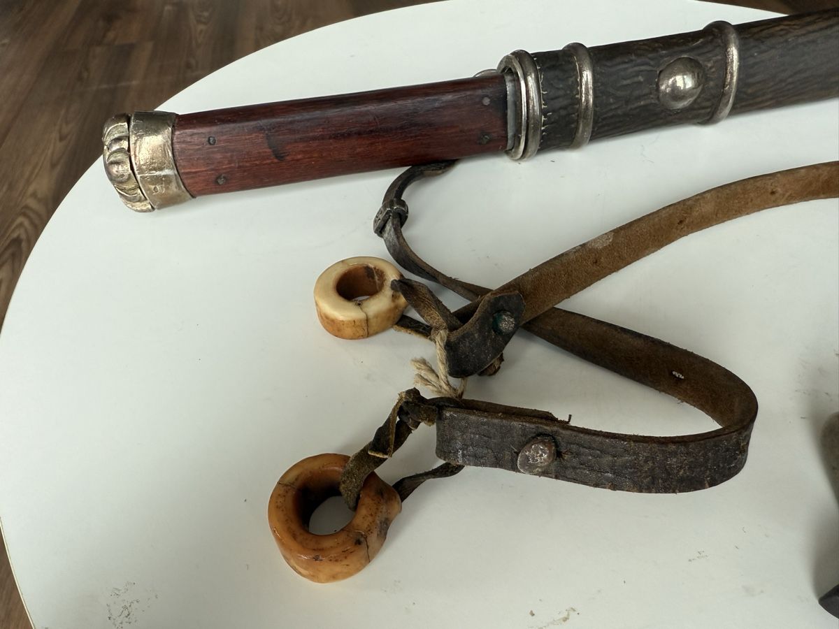 Besteck: Antikes Tibetisches Messer mit Feuerzeug – Gebraucht aus Wittnau von Rewachen 2