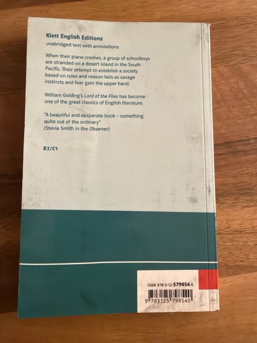 Libri: Lord of the Flies – Usato da Wohlen AG venduto da Marcoon 1