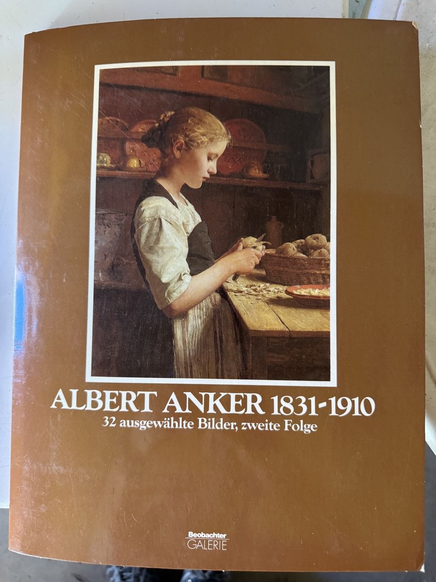 Poster & Bilder: Bildergalerie von Albert Anker – Gebraucht aus Safnern von Jpb-6547