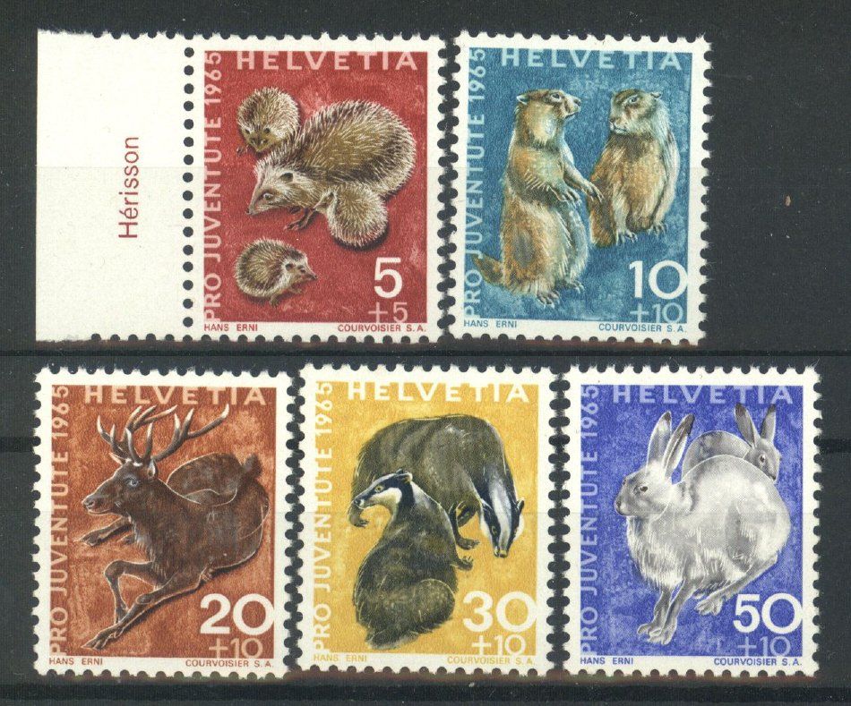 Alle Briefmarken: 1965, Pro Juventute ** – Gebraucht aus Willisau von Vollstempel