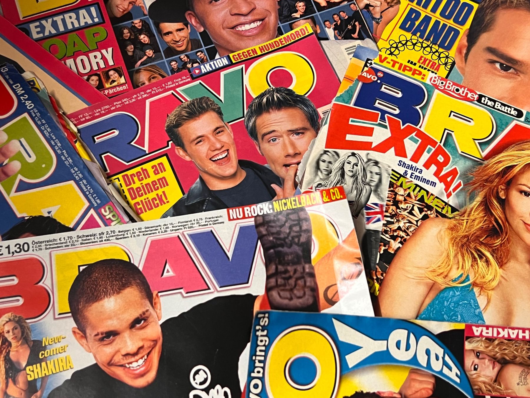 Riviste & Magazine: BRAVO  (D) Sammlung 10 Stk   Jg.  2001-2004 – Usato da Uster venduto da Mr.Twister 1