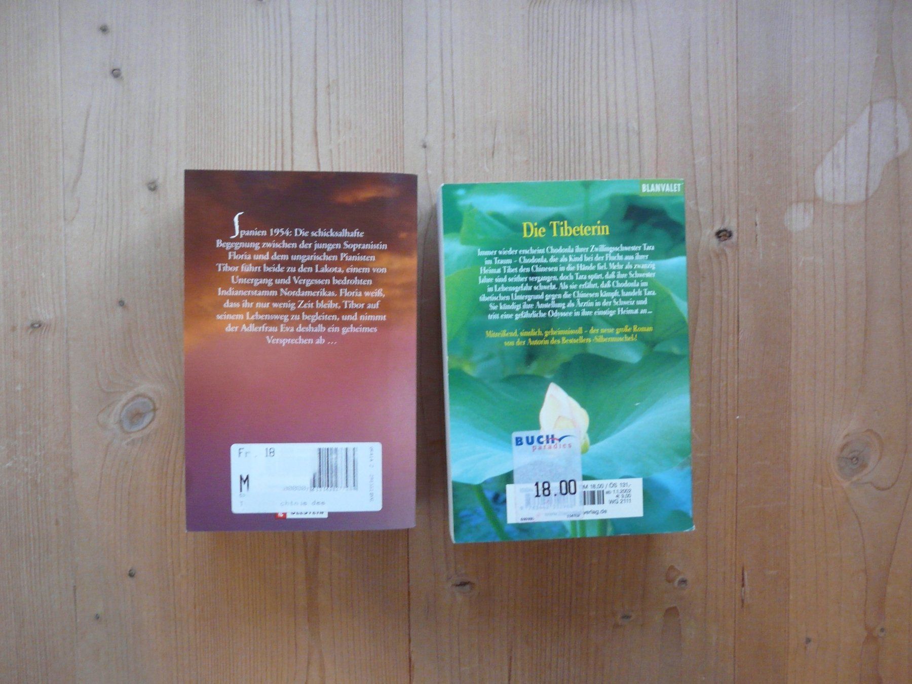 Libri: 2 Taschenbücher Federica de Cesco – Usato da Alpnach Dorf venduto da findelmundo 1