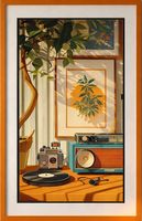 Poster affiche Impression Vintage Radio rétro déco