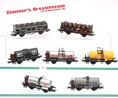 7 nostalgie Kessel- und Chemiewagen, H0, WS